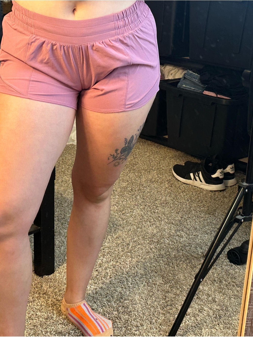 lululemon athletica Dusty Rose Hotty Hot Athletic Shorts